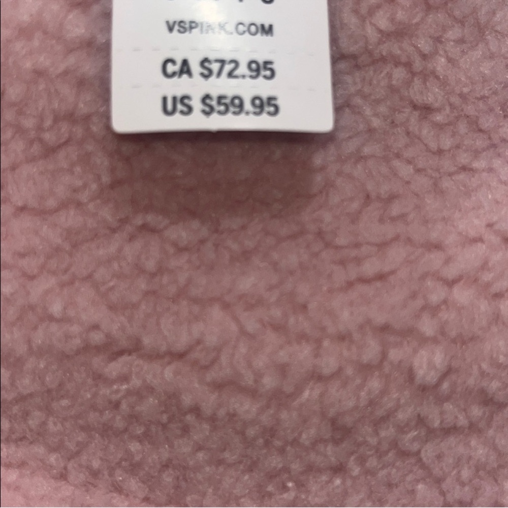 PINK VICTORIA'S SECRET Cozy Plush Tote - Picture 5 of 5